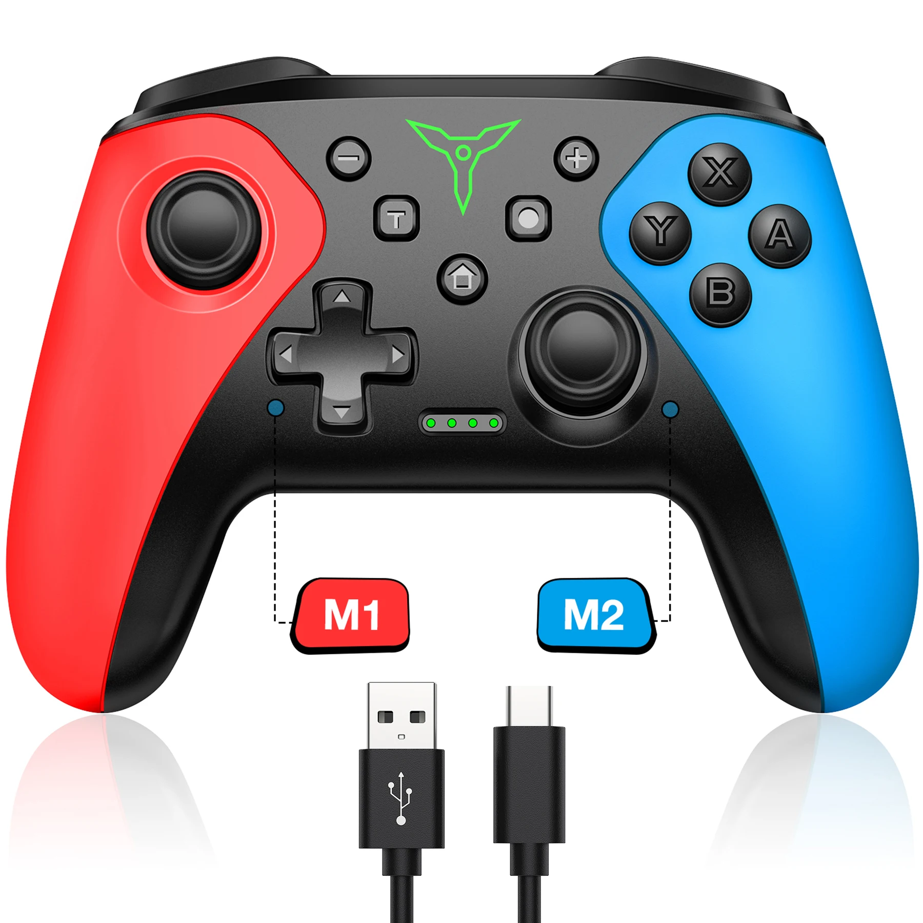 Dinofire Per Nintend Switch Pro Controller Switch Controller Wireless Giroscopio A 6 Assi Dual Motor Vibration Pro Accessorio Per Gamepad