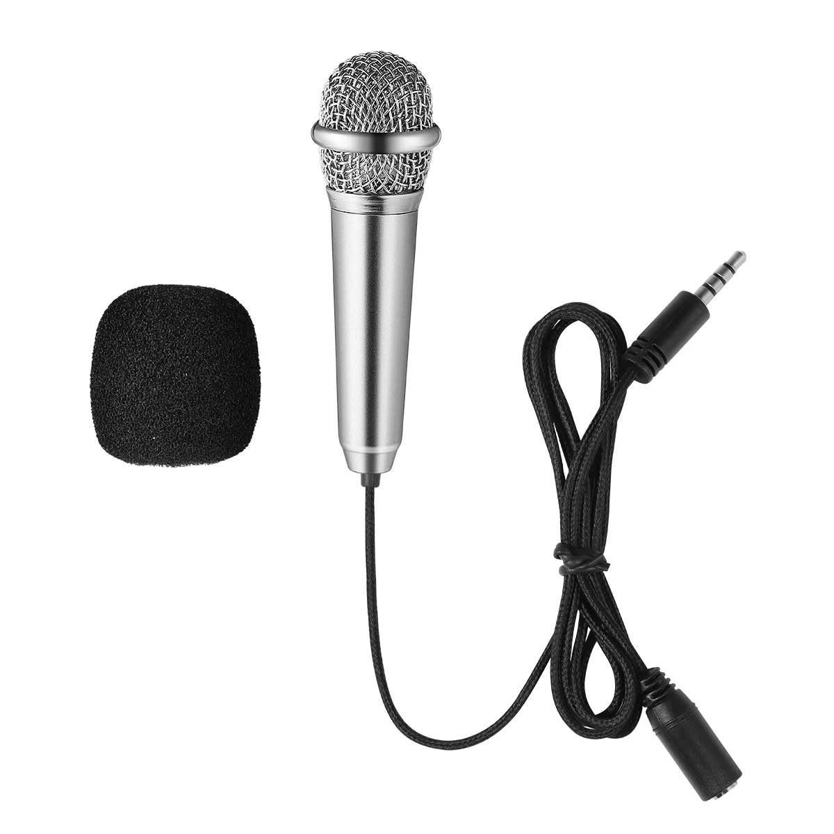 

Stereo Mic for Phone Asmr Microphone KTV Microphone Handheld Portable Instrument Microphone Tiny Microphone