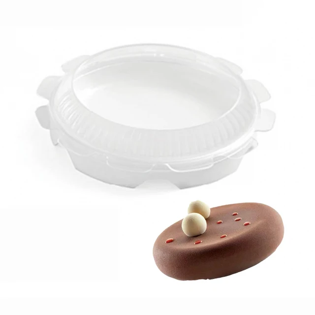 1Set Kerek Eclipse Szilikon Torta Penész A Mouses Fagylalt Sifon Sütemények Sütő Serpenyő Díszítő Kiegészítők Bakeware Szerszámok - Image 2