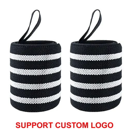 1 Pair Wristband Wrist Support Brace Straps Extra Strength Weight Lifting Wrist Wraps Bandage Fitness Gym Training Custom Logo - Image 7