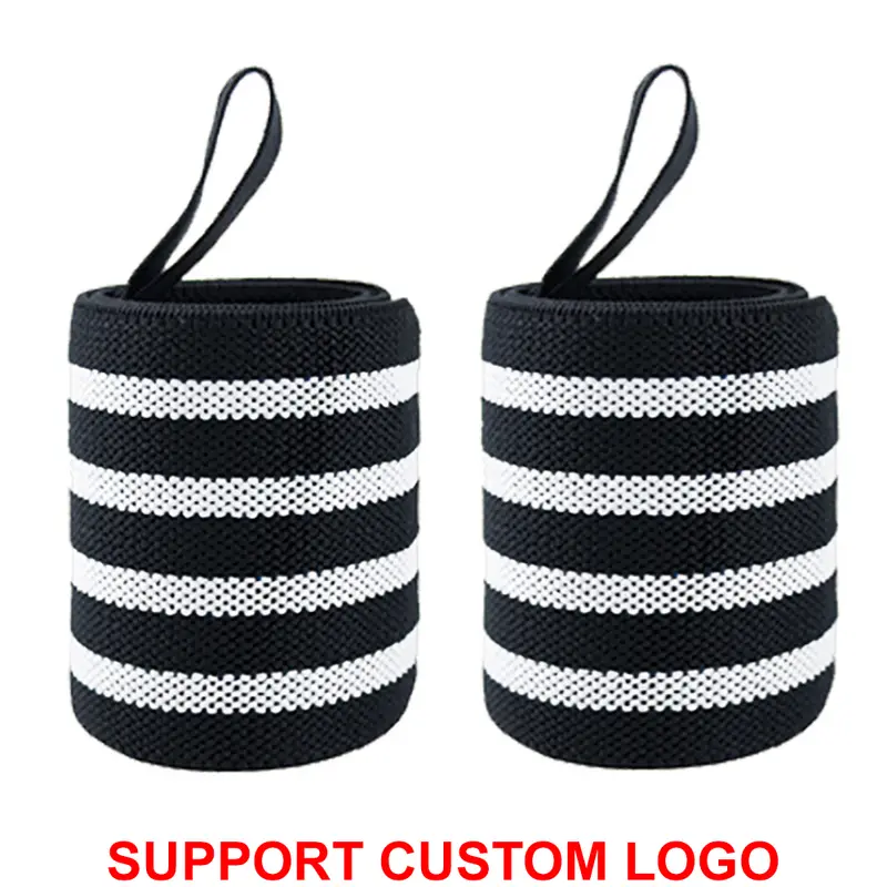 1 Pair Wristband Wrist Support Brace Straps Extra Strength Weight Lifting Wrist Wraps Bandage Fitness Gym Training Custom Logo - Image 7