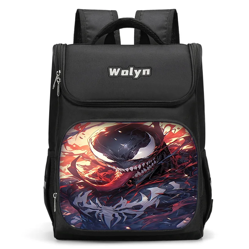 Mochila grande Venom para niños, mochila escolar para niños y niñas, mochila de viaje duradera y con múltiples compartimentos para hombres y mujeres