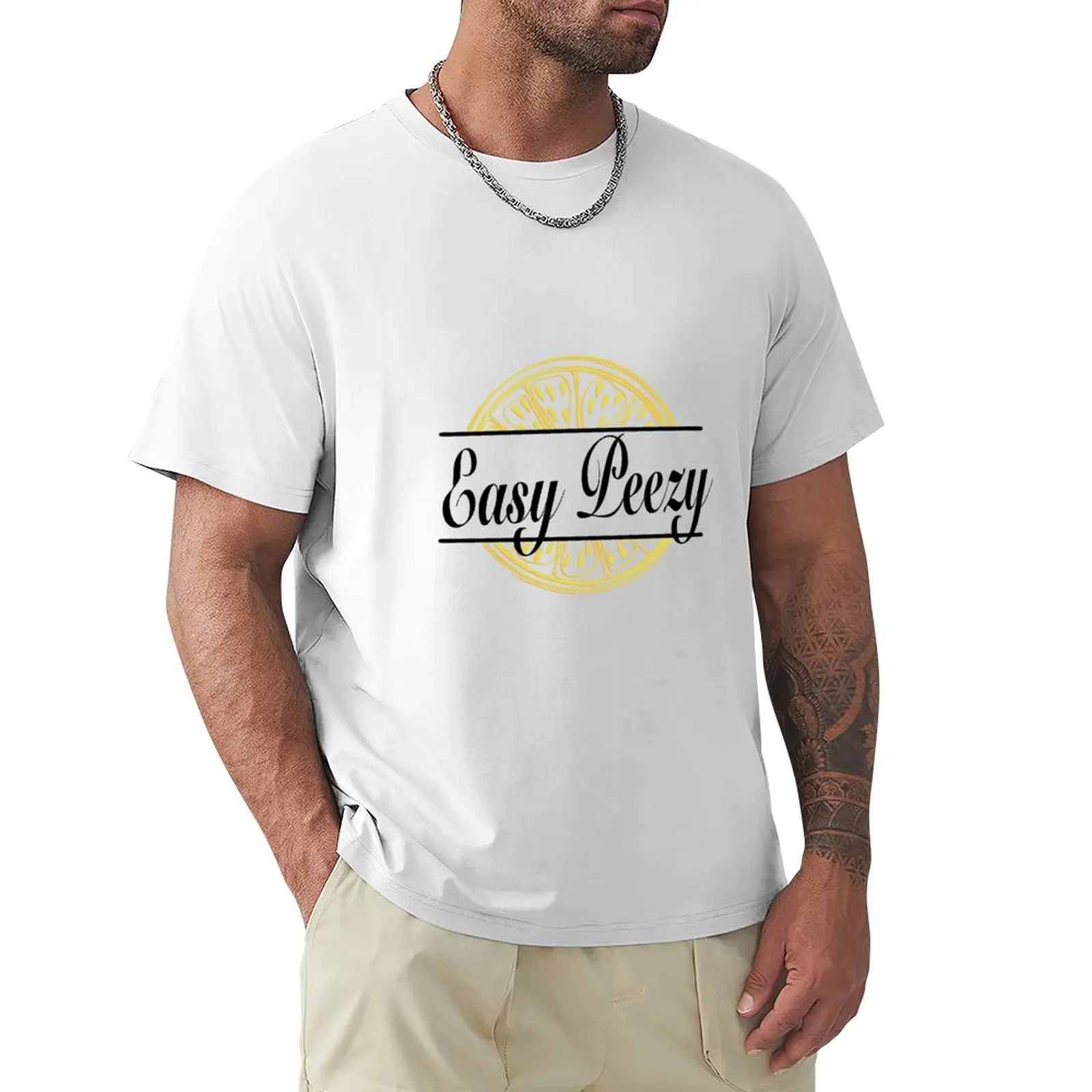 

Easy peezy lemon squeezy T-Shirt Blouse for a boy mens t shirt graphic