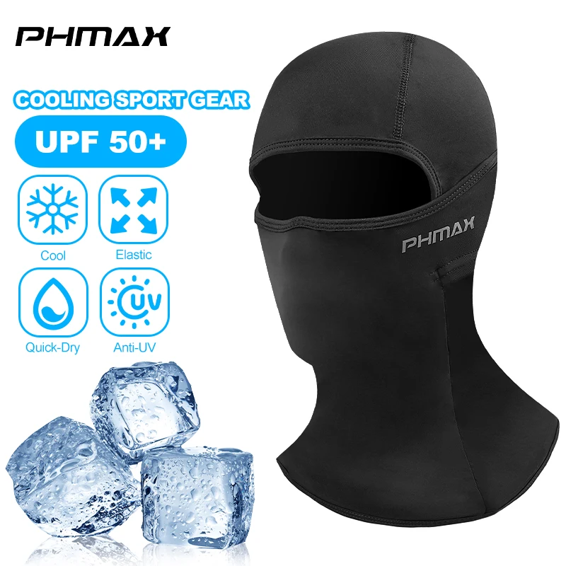 Cycling Face Masks PHMAX Cycling Windproof Face Mask Outdoor Hunting Hiking Army Head Face Mask Summer Cooling Neck Gaiter Hiking Cycling Helmet