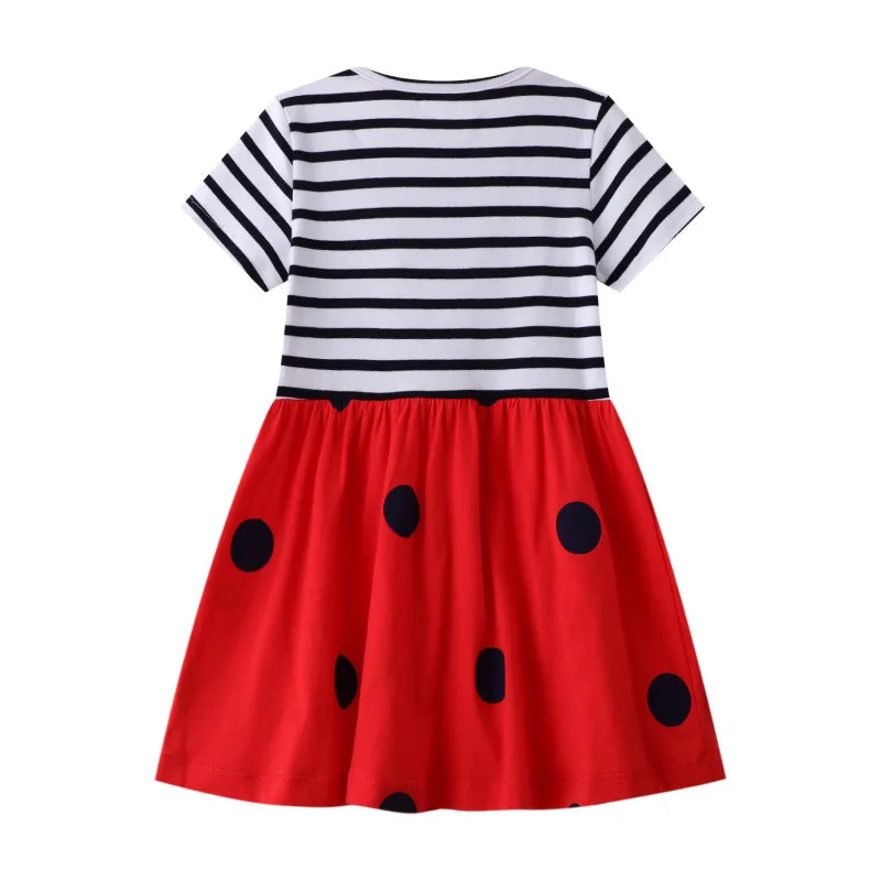 western dress Jumping Meters New Arrival Girls Princess Dresses Cotton Stripe Children's Birthday Gift Toddler Costume Hot Selling Frocks Dresses luxury