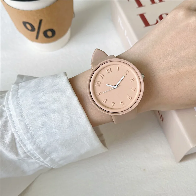 Brand Watch Women Girls Fashion Girl Bracelet Watch Leather Wrist Watch Girls Quartz