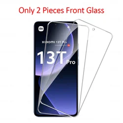 Premium Tempered Glass Screen Protector with 3D HD Curved Lens Film - Xiaomi 13T 5G (Only 2 Front Glass)