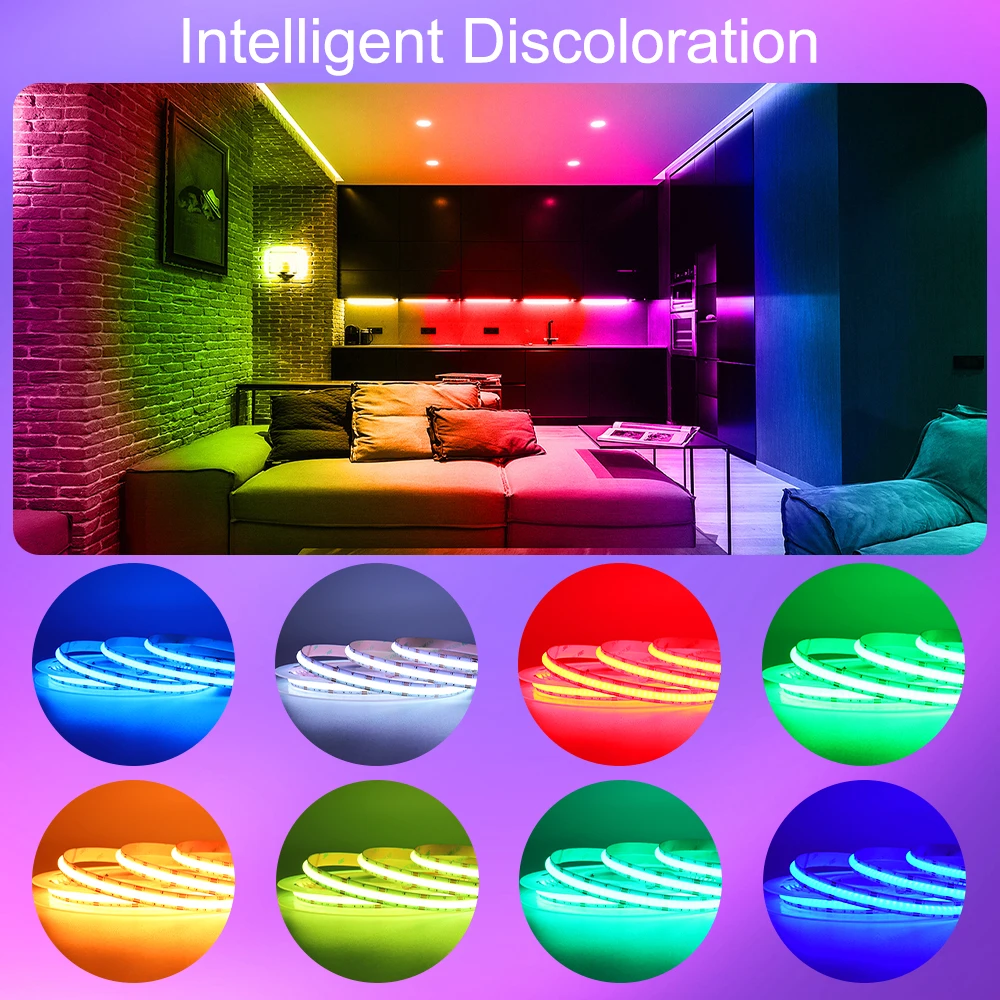 RGBCCT RGBW RGB CCT COB LED Ʈ Ʈ, DC 12V 24V е Ʈ FOB LED       