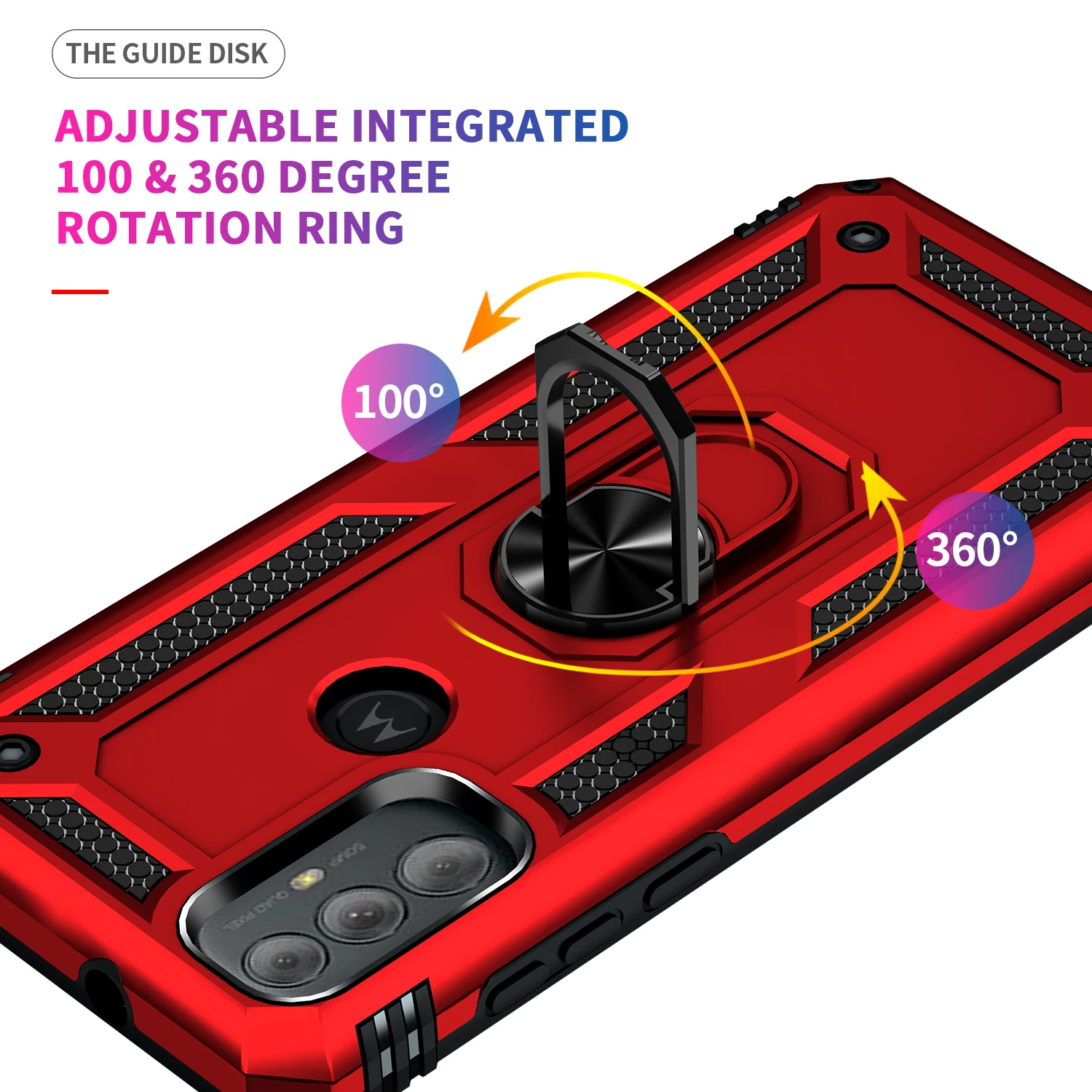 JSFS Military Grade Drop Proof Protective Case with Kickstand