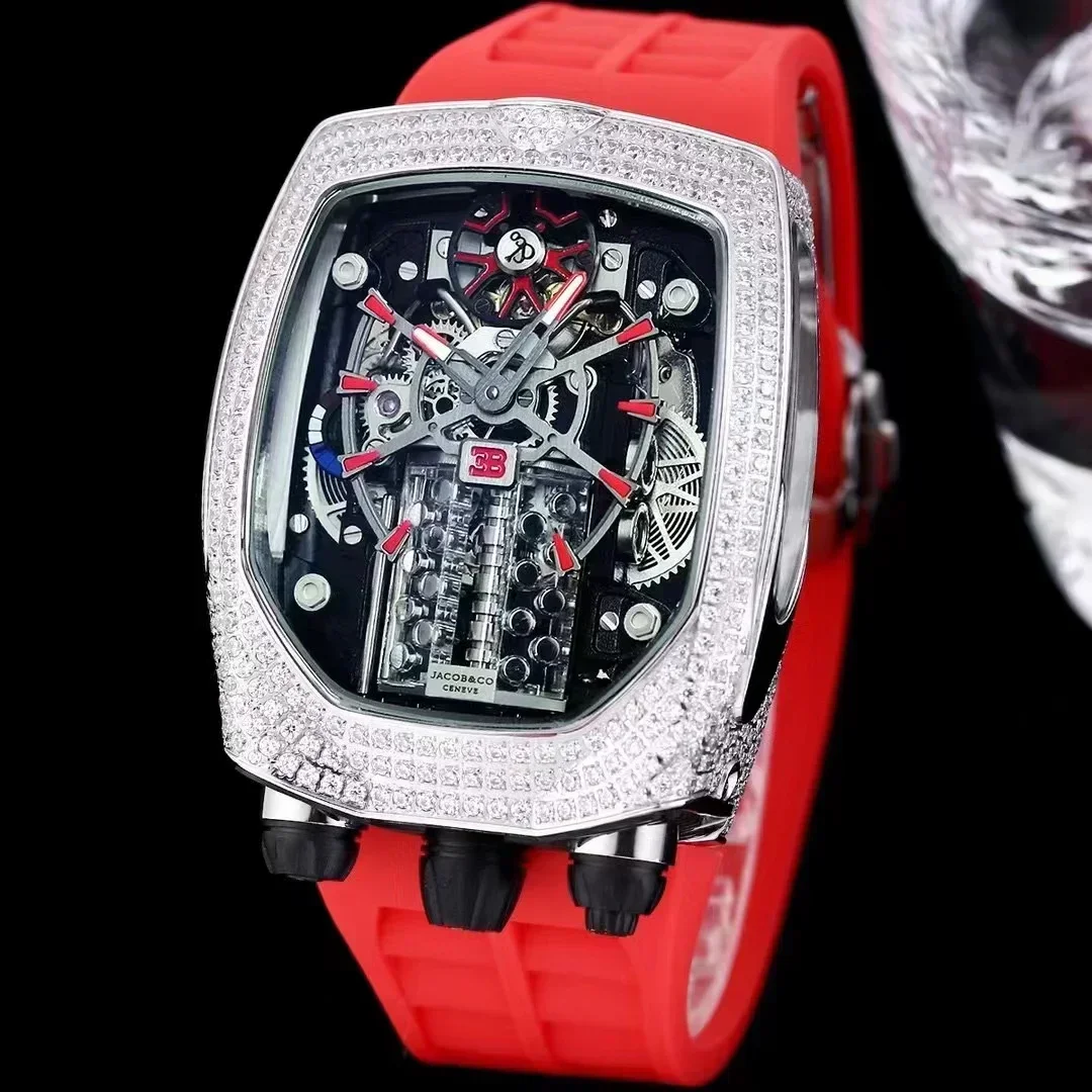 Men's Mechanical Watch automatic carving design mens watch