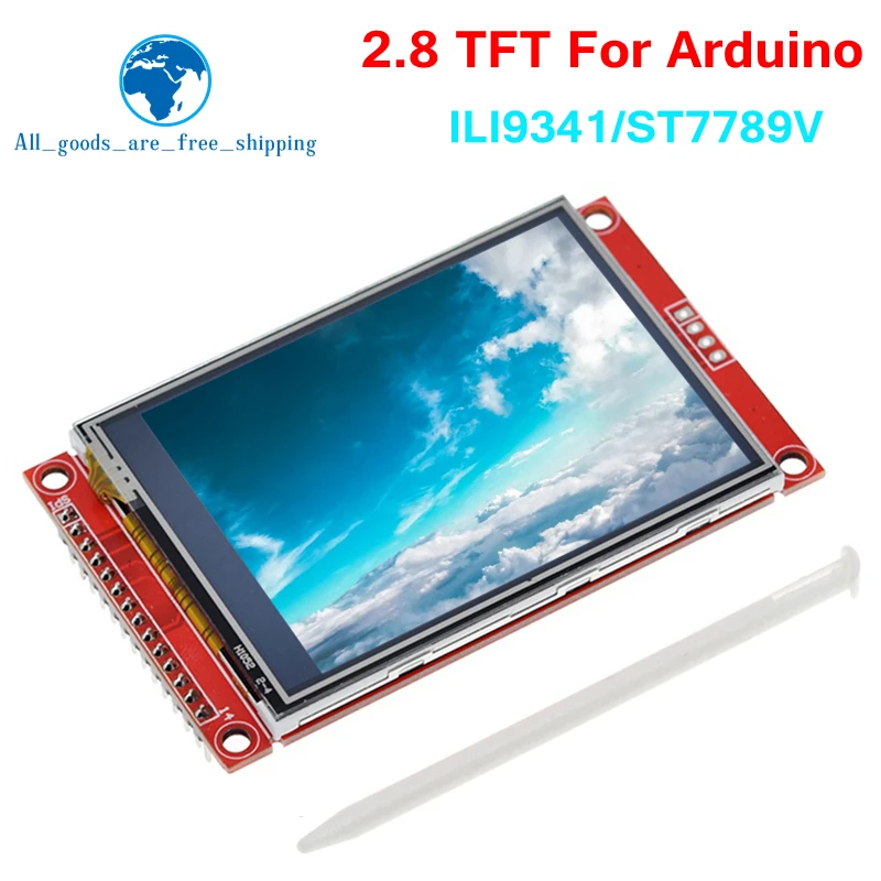 TZT 240x320 2.8インチ SPI TFT LCD タッチパネル シリアルポート