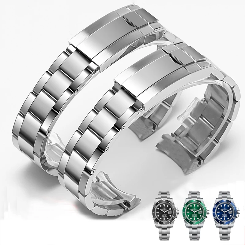 Orologio Bracciale Per Rolex Daytona Gmt Submariner Accessori Per Orologi Cinturino In Metallo Acciaio Inossidabile 904 20Mm 21Mm