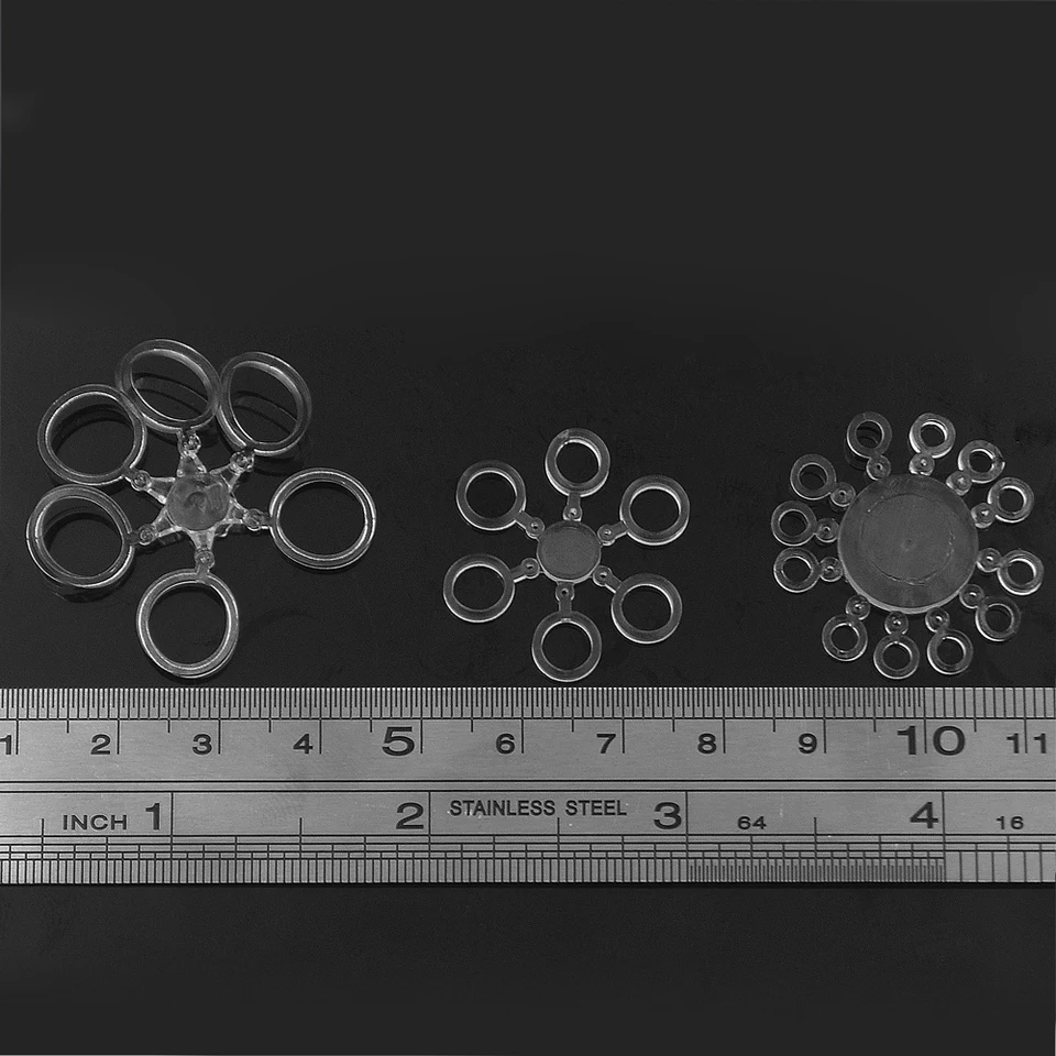 Kit Bander Per Pellet Da Pesca - 500 Fasce Per Esche, Ideale 3-12mm