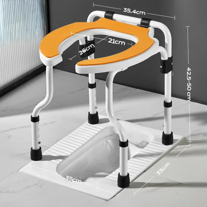 Advanced U-Shaped Toilet Chair for Pregnant Women, Seamless Squat to Seat Conversion, Comfortable Bathroom Accessibility Aid 4