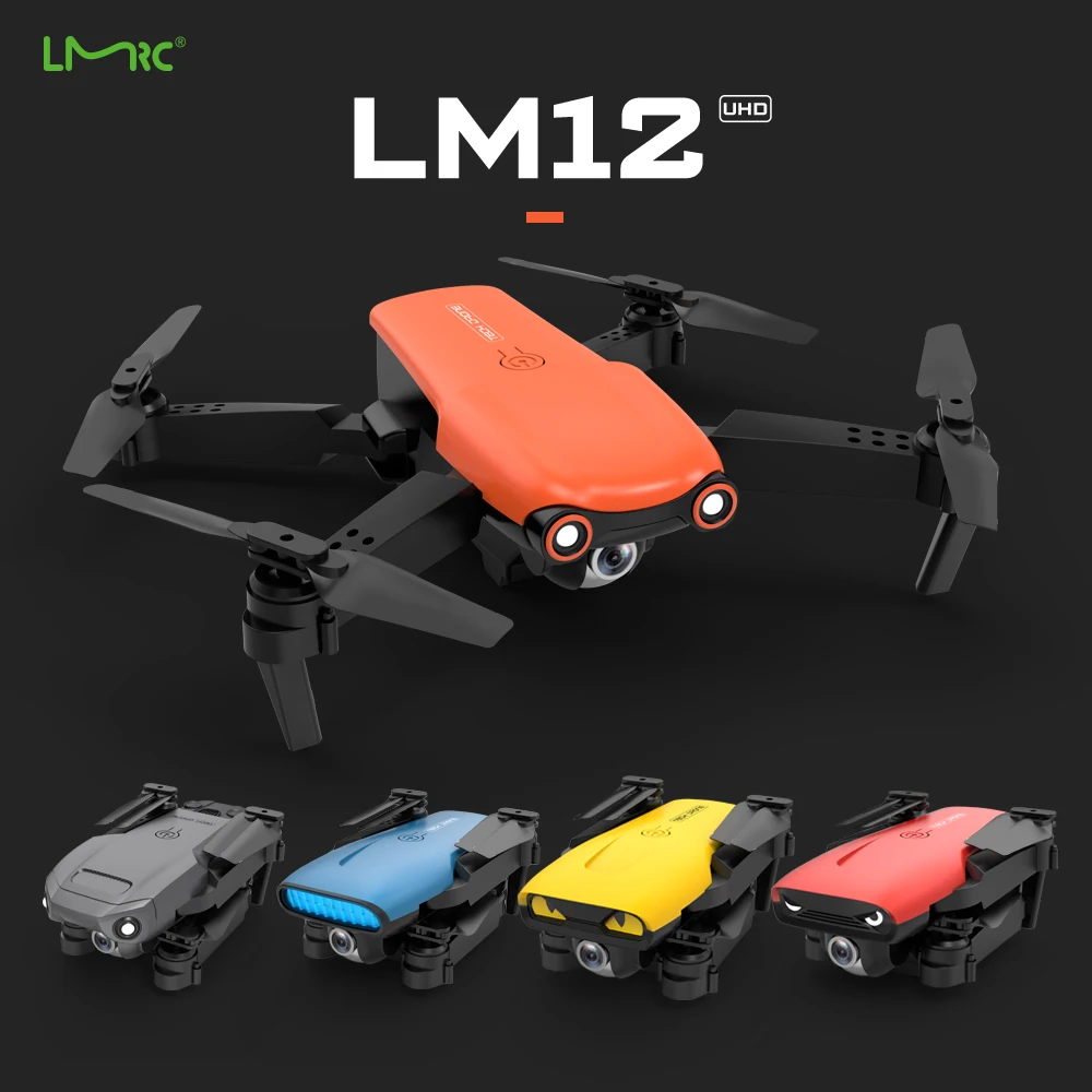 

Дрон LMRC LM12b, дистанционное управление через приложение, игрушка, БПЛА, 4-осевой летательный аппарат, 4k HD-камера, аэрофотография, складной подарок