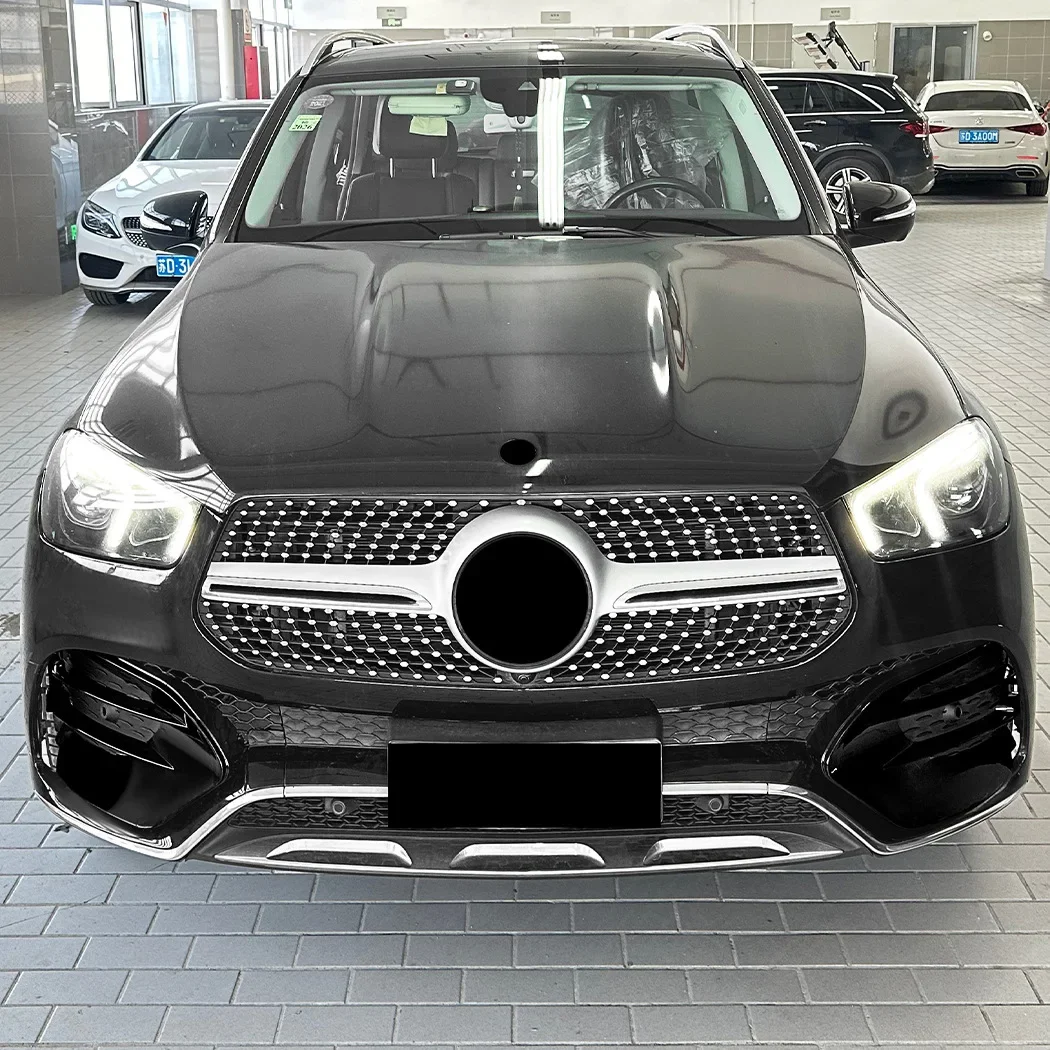 메르세데스 벤츠 W167 AMG GLE350 GLE450 GLE53 GLE63 2019-2023 프론트 범퍼 립 스포일러 스플리터 에어 인테이크 그릴 안개등 트림