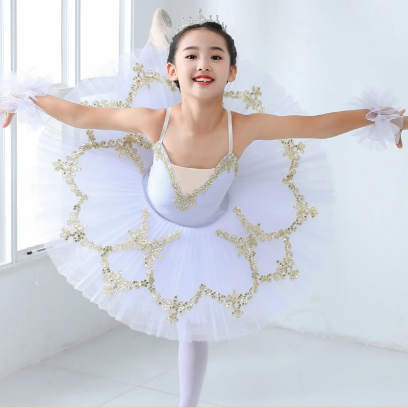 Professional Ballet Tutu Women Girls Ballet Dress For Kids Adult Pancake Tutu Ballerina Birthday Party Swan Dress Costume Tutu Skirt