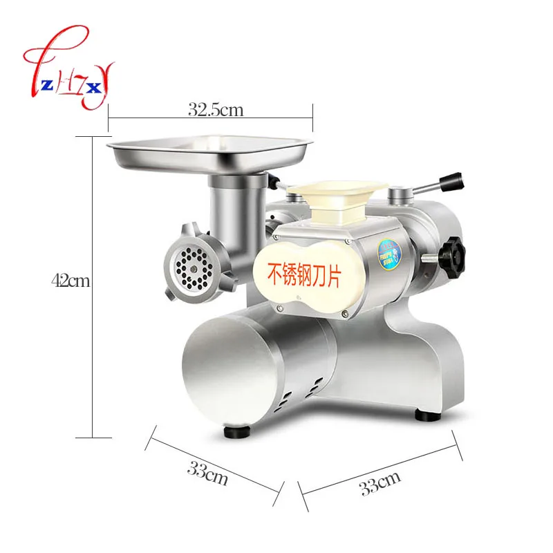 

450kg/h Electric meat slicer meat grinder Stainless Steel Desktop Type Meat Cutter and grinder function 1pc