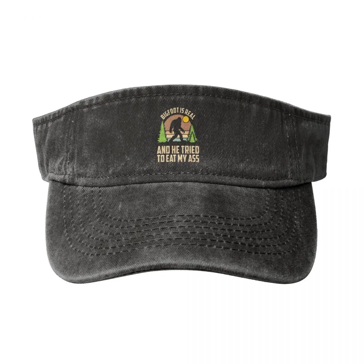 Bigfoot Is Real And He Tried To Eat My Ass Empty Top Baseball Sun Cap Summer Adjustable Baseball Cap