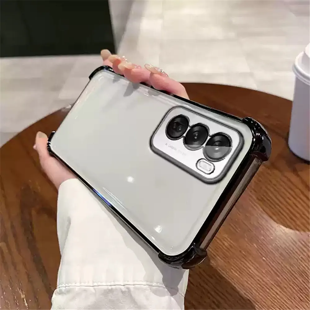Elegant Shockproof Transparent Silicone Phone Case