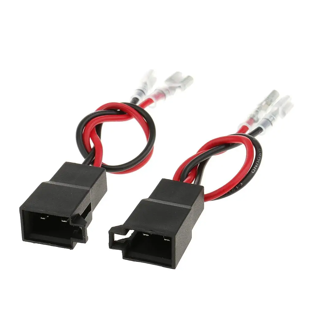 Car Audio Speaker Wiring Harness Adapter Connector 2 Pcs PC2-805 For Audi VW Etc ABS Plastic Car Audio Accessory