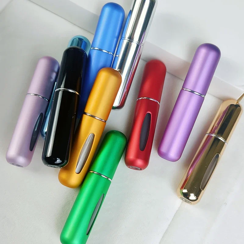 10PCS 5ml Refill Perfume Bottle Portable Refillable Aluminum Atomizer For Travel
