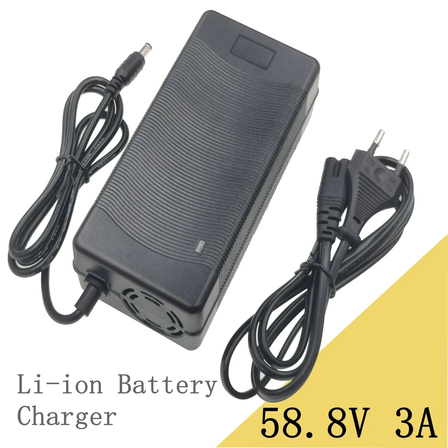 58.8V 3A Battery Charger for 14S 18650 battery 50.4v 51.8v Li-ion Battery pack DC5525 charger adapter battery charger battery charger adapter