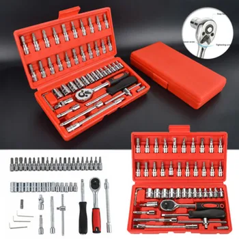 46-Piece Ratchet Wrench Set 1