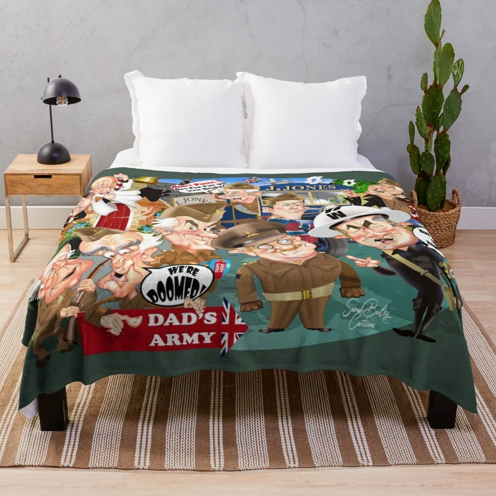 

Dads Army Collective Throw Blanket Blanket For Sofa Cute Blanket Plaid Blankets For Bed