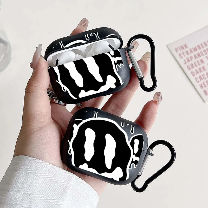 White Skull Case for AirPods and AirPods Pro