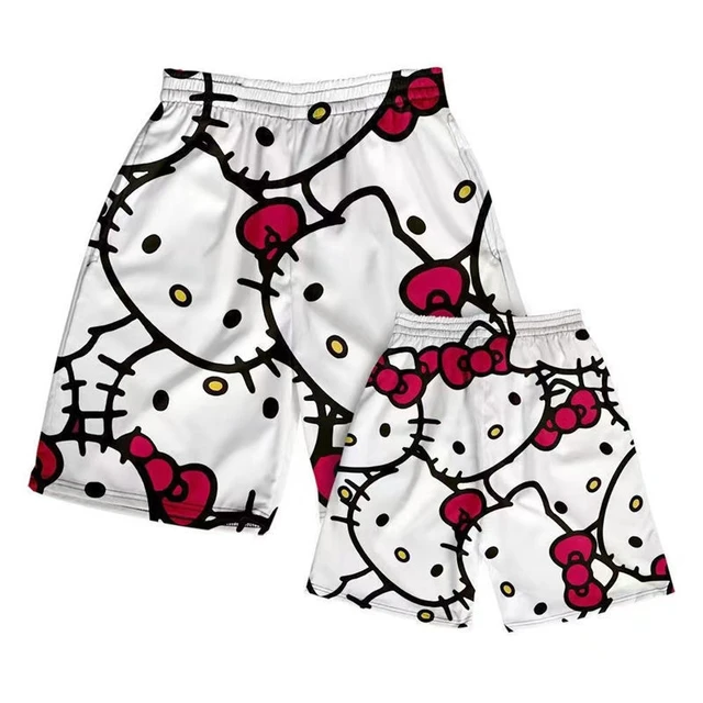 Calções bonitos estilo japonês feminino, desenhos animados Sanrio