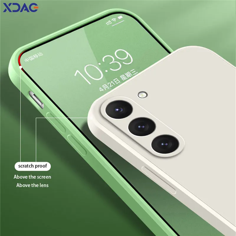 Luxury Liquid Silicone Soft Protective Phone Case - Full Fall Proof Mobile Cover Housing