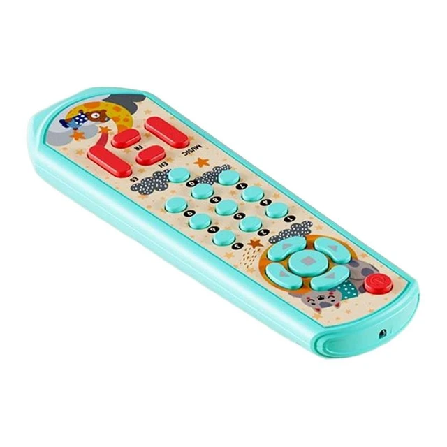 Tv Remote Control Toy Toy Tv Remote Control For Baby Remote Control Toy  With Sound Light Realistic Learning And Education Toys - AliExpress