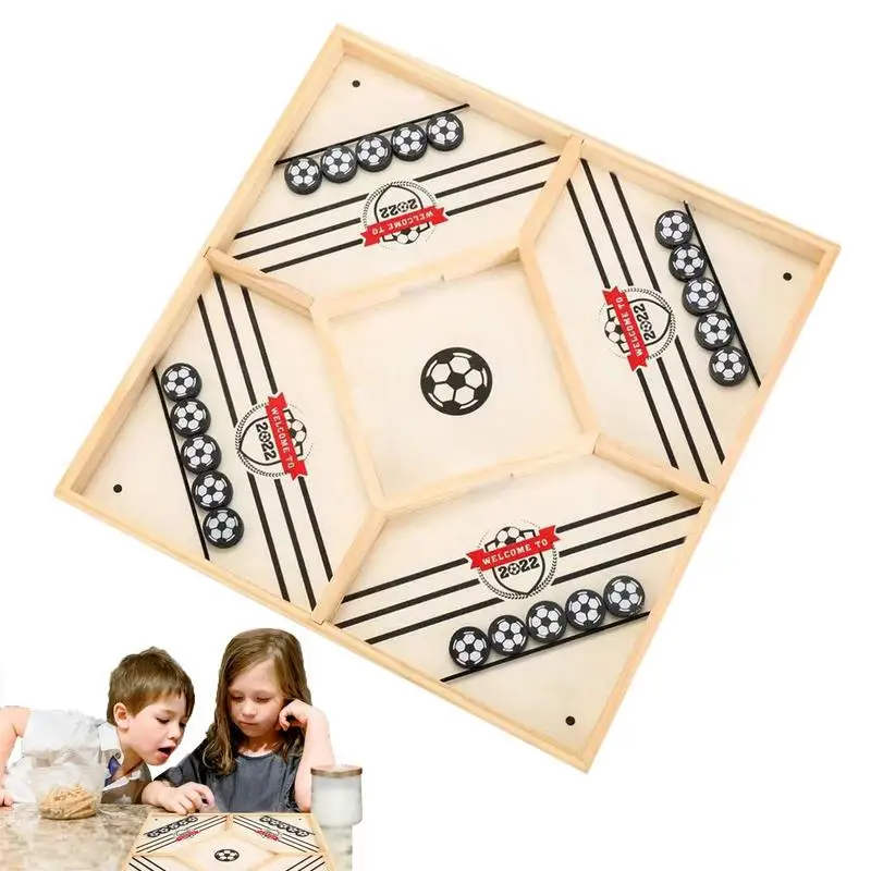 

Table Top Battle Games Smooth Tabletop Soccer Toys Desktop Battle Game Solid Multifunctional Eco-Friendly Wooden Interactive