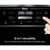Ninja Air Fryer, Roast, Bake, Crisps, Broil, Reheats, Keep Warm, 10-in-1, Fries, Frozen Food, Veggies, Meat, 10 QT, Black, DZ302 3