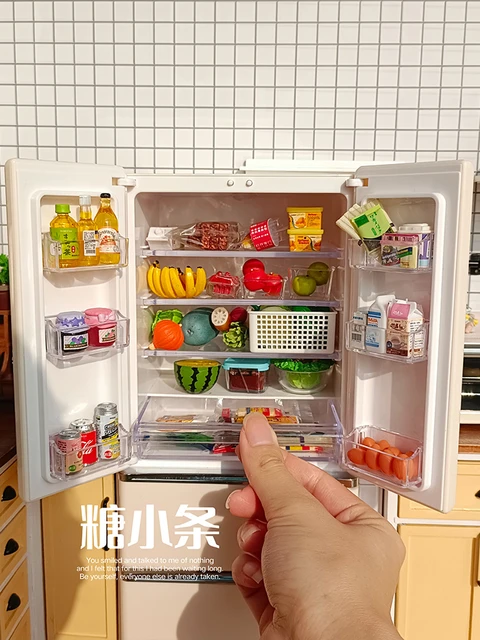 1/6 doll house model Kitchen appliances refrigerator（ shells need to be  used with refrigerator liner，The shell can be replaced） - AliExpress