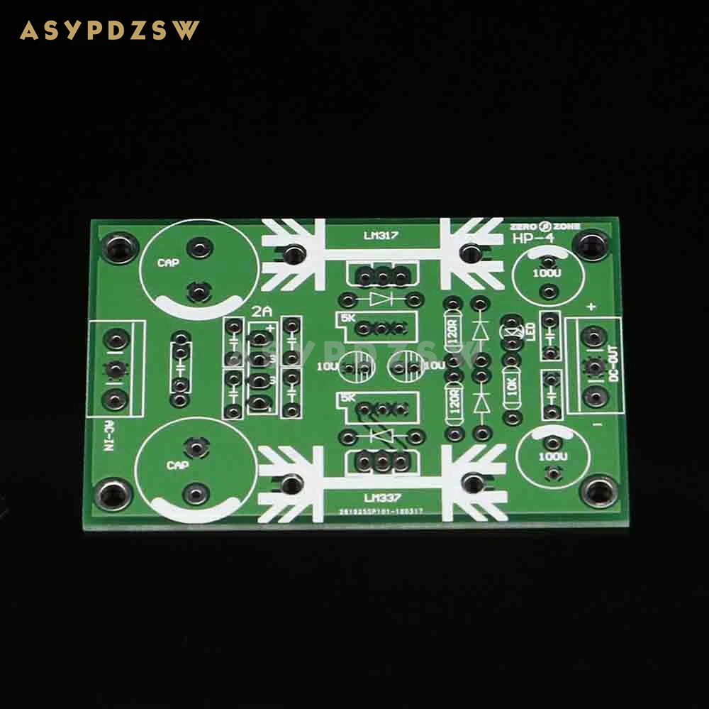 

HP4 (LM317 LM337) Adjustable filtering power supply PCB Regulator PSU PCB