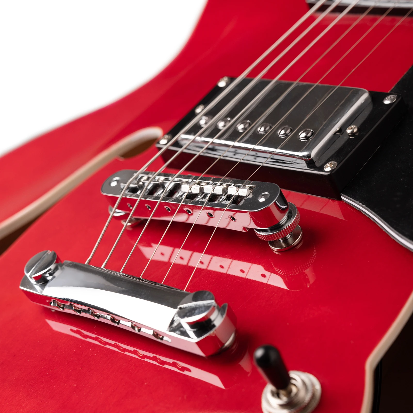 Marverick ギター Maverick 335 Style F-Hole Jazz Electric Guitar Semi-Hollow