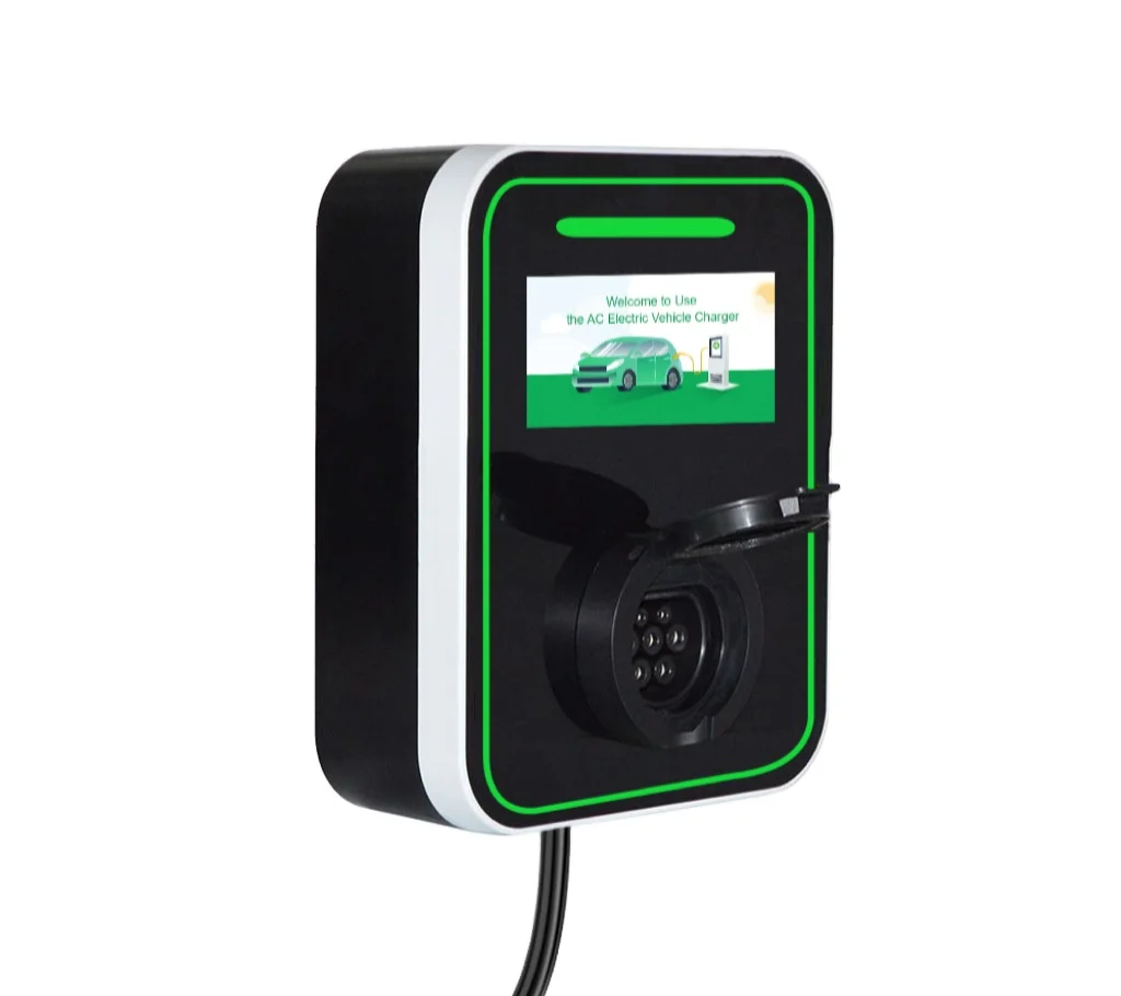 

AC EV Charger 32a Type2 Wallbox 7kW 11kW 22kW RFID WiFi+APP load Balancing Ev Charging Station with OCPP