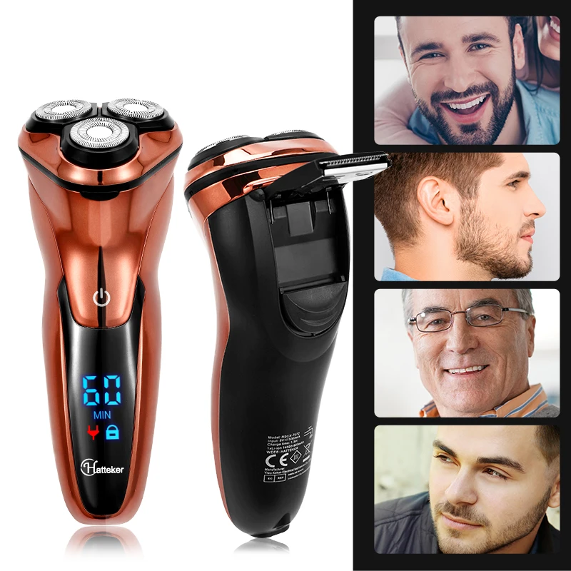 

Electric Shaver Whole Body Washable Rechargeable Electric Razor Shaving Machine for Men Beard Hair Trimmer Wet-Dry Dual Use