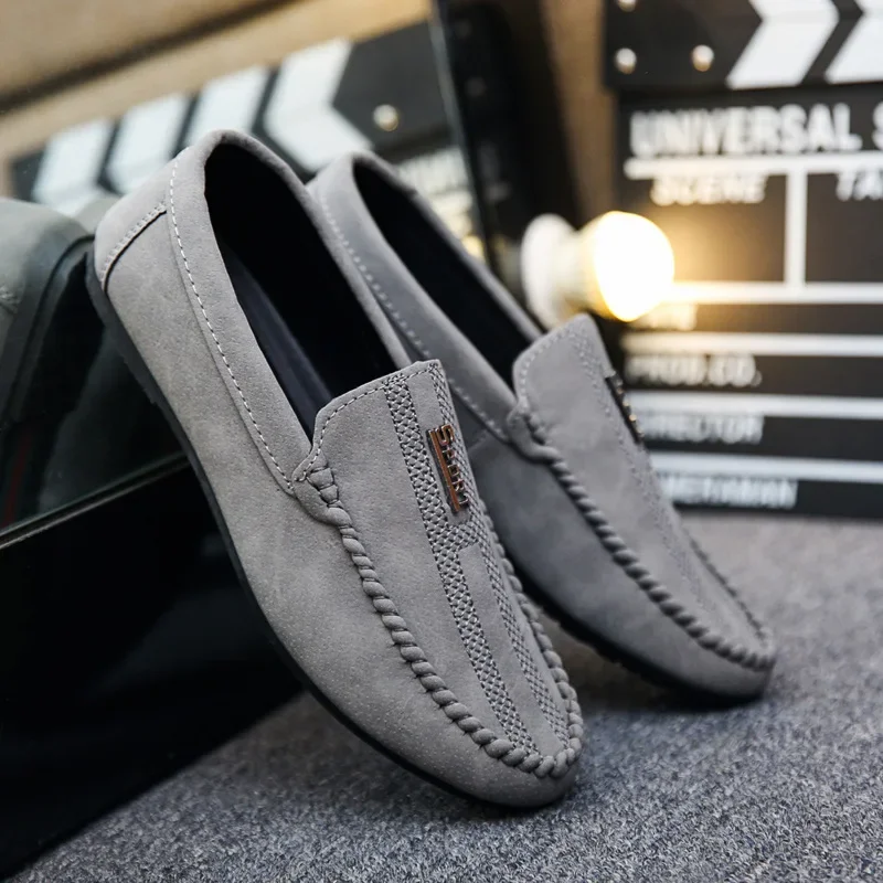 Fashion Men's Loafers Low-top Casual Shoes for Men Comfort Soft Male Social Shoes 2024 Men's Flat Driving Shoes Chaussure Hommes 3