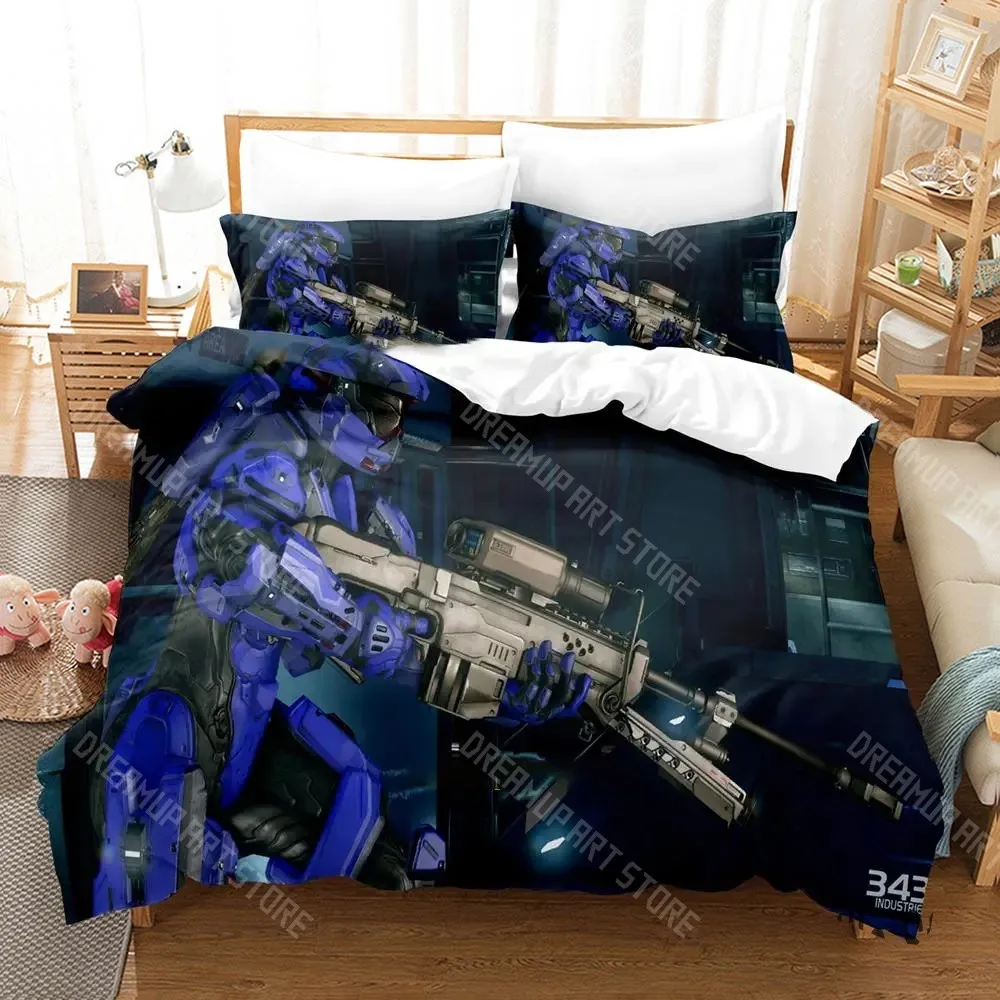 3D Print Game Halo 5 Guardians Bedding Set Boys Girl Twin Queen King Size Duvet Cover Pillowcase Bed boys Adult Home Textiles 5