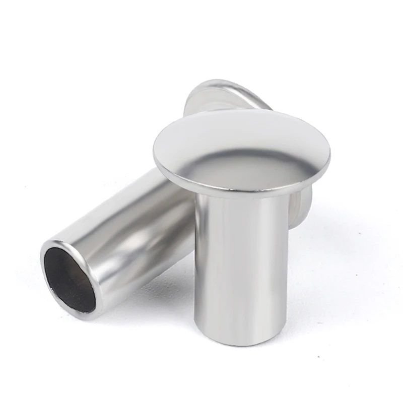 M2 M2.5 M3 M4 M5 M6 GB873 Aluminum 304 Stainless Steel Pan Round Oval Truss Head Half Semi Tubular Hollow Shank Knock Rivets