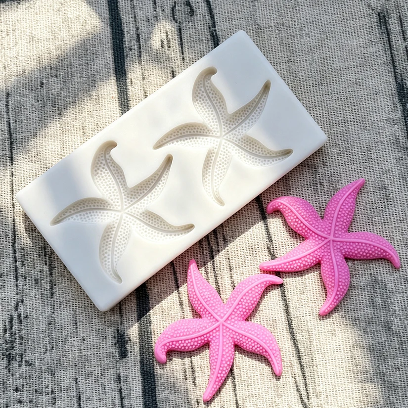 Starfish Silicone Mold Sugarcraft Chocolate Cupcake Baking Mold Fondant Cake Decorating Tools