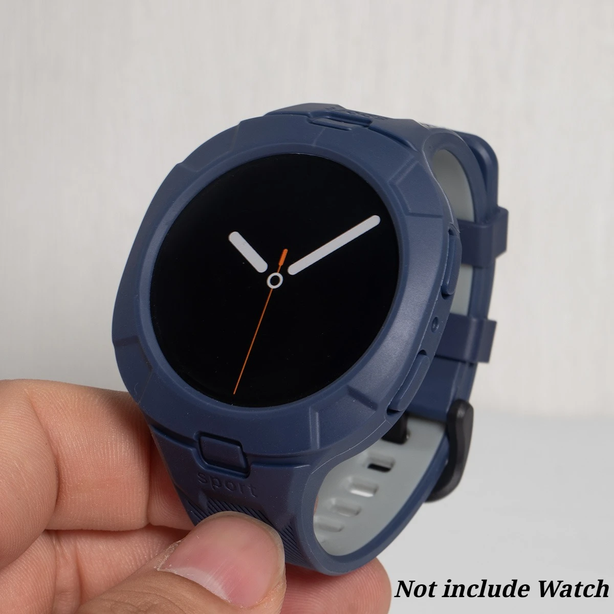 Silicone Breathable Replacement Band with Protective Case