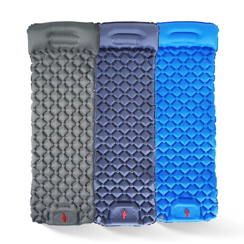 

High Quality Winter Cold Automatic Sleeping Mat Camp Mattress Ultralight Inflatable Mattress with Pillow and Air Pump