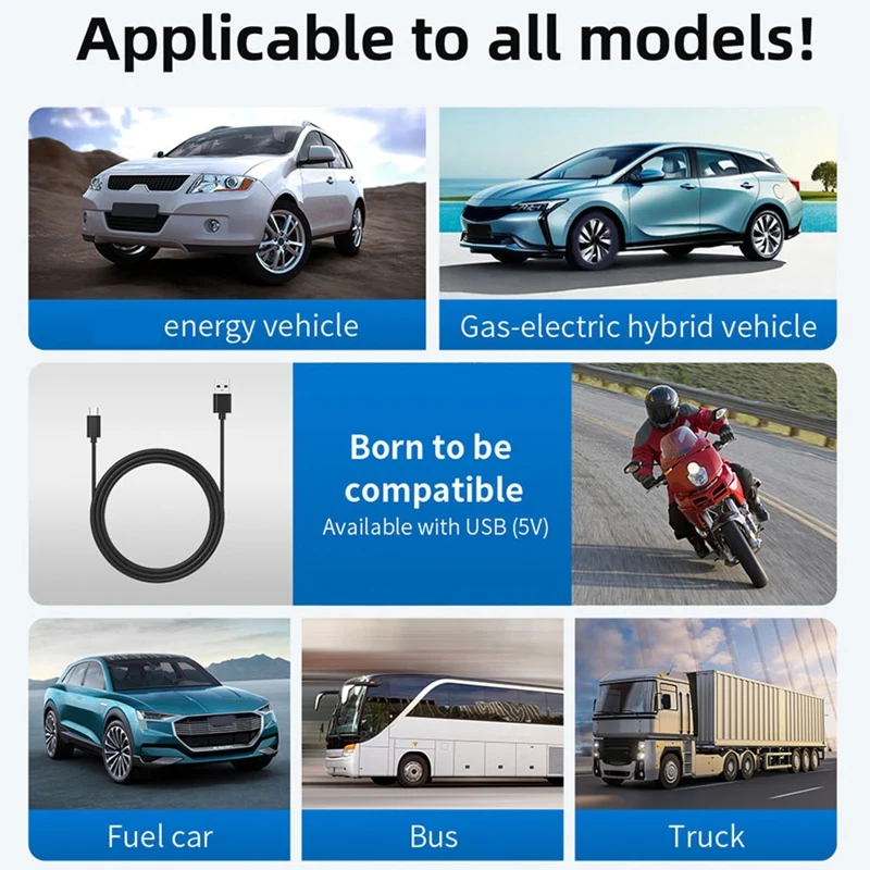 A14U-HUD GPS Beidou Dual Data Car Head-Up Display Meter Speed MPH KM/H 5V USB M2S Windshield Projector Color Display LCD