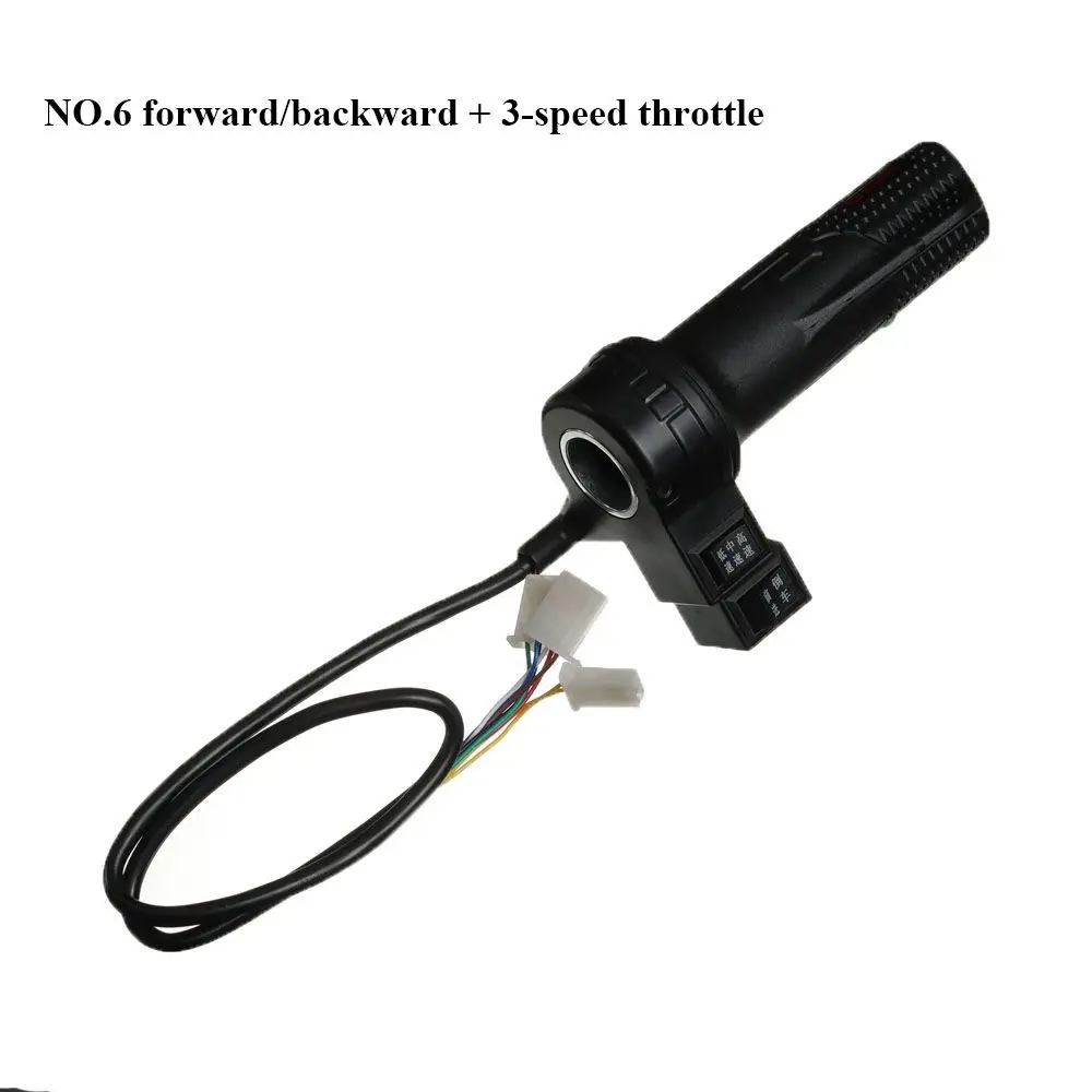 Versatile Electric Bike and Scooter Twist Throttle Grip - Black