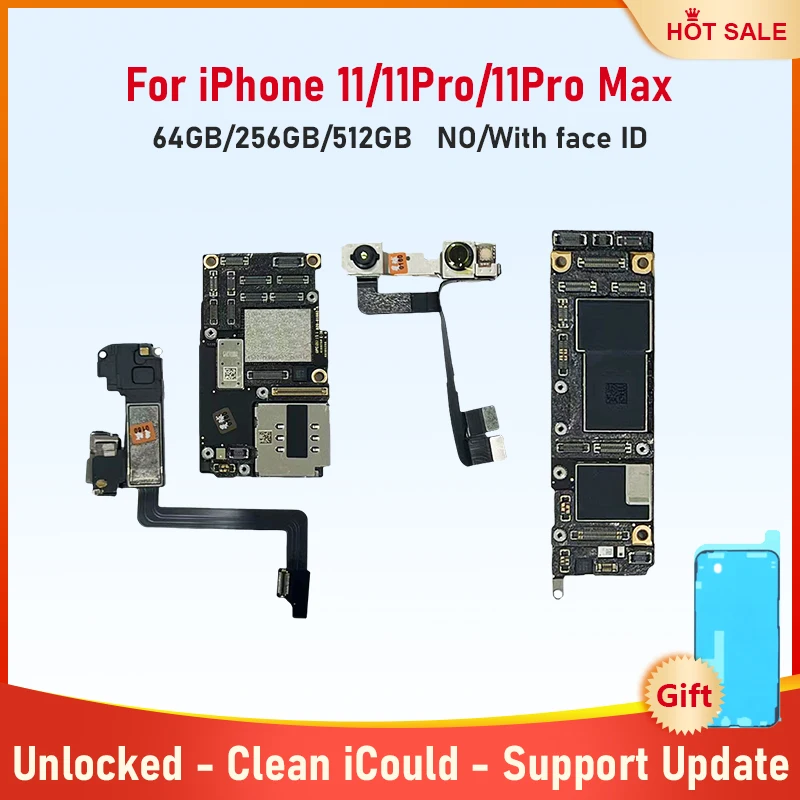 Carte Mère IPhone 11 64Go Originale Défectueuse - Erreur 10, Possible ICloud - Pour Pièces