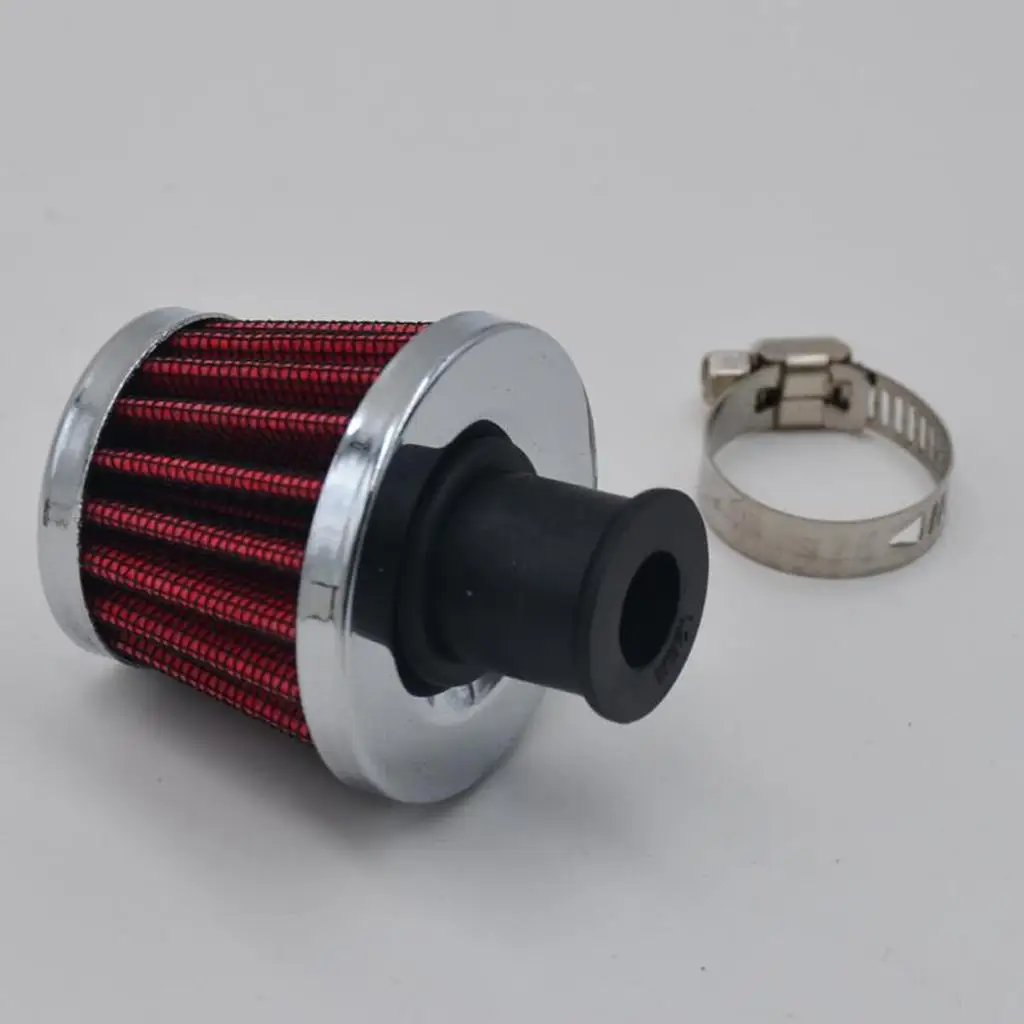 Durable Engine Oil Cold Air Intake Filter 12mm Cover Breather